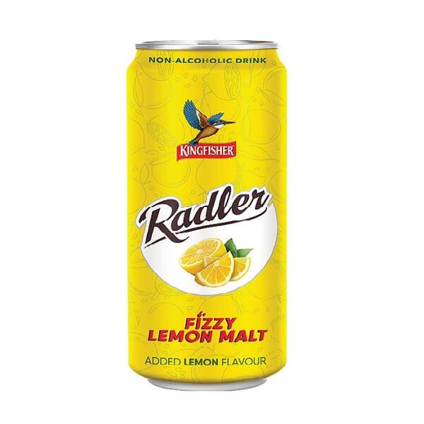 Kingfisher Radler Fizzy Lemon Malt Non-Alcoholic Can